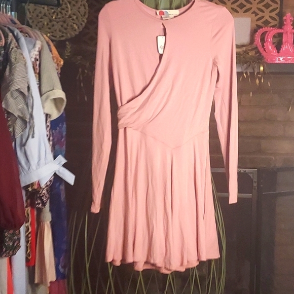 Free People Beach Dresses & Skirts - Blush Rose Long Sleeved Dress by FREE PEOPLE BEACH